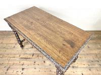 Antique 19th Century Carved Oak Table (10 of 11) Antique 19th Century Carved Oak Table (10 of 11)