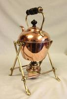 Antique Copper & Brass Kettle on Stand (5 of 7) Antique Copper & Brass Kettle on Stand (5 of 7)