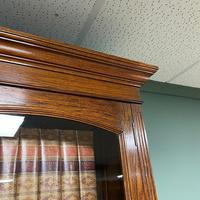 Quality Victorian Oak Antique Glazed Bookcase On Cupboard (2 of 9) Quality Victorian Oak Antique Glazed Bookcase On Cupboard (2 of 9)