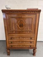 Vintage French Drinks Cabinet Mercury Glass Interior