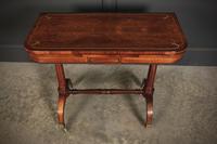 Rare Regency Rosewood Brass Inlaid Card Table (5 of 15) Rare Regency Rosewood Brass Inlaid Card Table (5 of 15)