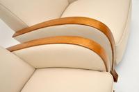 Pair of Swedish Art Deco Satin Birch Armchairs (6 of 9) Pair of Swedish Art Deco Satin Birch Armchairs (6 of 9)