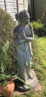 Weathered Patinated Garden Statue the Bath of Venus (6 of 6) Weathered Patinated Garden Statue the Bath of Venus (6 of 6)