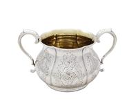 Antique Early Victorian Sterling Silver Sugar Bowl 1843 (10 of 10) Antique Early Victorian Sterling Silver Sugar Bowl 1843 (10 of 10)