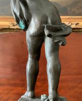 Fine Large 19th Century Antique Solid Bronze Cherub Sculpture Statue Figurine (11 of 13) Fine Large 19th Century Antique Solid Bronze Cherub Sculpture Statue Figurine (11 of 13)