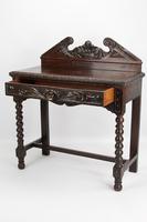 Antique Victorian Gothic Revival Oak Hall Table (2 of 13) Antique Victorian Gothic Revival Oak Hall Table (2 of 13)