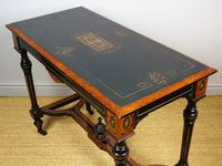Outstanding Aesthetic Ebonised Burr Walnut Table c.1870 (9 of 10) Outstanding Aesthetic Ebonised Burr Walnut Table c.1870 (9 of 10)
