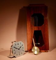 A vedette plain very stylish art deco westminster carillon walnut wall clock french circa 1935 (3 of 15) A vedette plain very stylish art deco westminster carillon walnut wall clock french circa 1935 (3 of 15)
