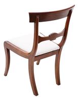 Set of 6 (4 +2) Regency Cuban Mahogany Dining Chairs 19th Century C1825 (12 of 15) Set of 6 (4 +2) Regency Cuban Mahogany Dining Chairs 19th Century C1825 (12 of 15)