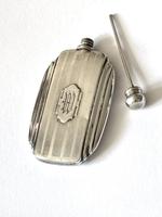 American Sterling Silver Scent Perfume Bottle Flask Webster Co Art Deco c.1920 (1 of 7)