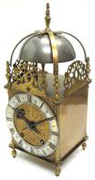 Superb Vintage English Lantern Clock - Pendulum 8-day Striking Mantel Clock c.1890 (3 of 12) Superb Vintage English Lantern Clock - Pendulum 8-day Striking Mantel Clock c.1890 (3 of 12)