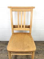 Set of Four Vintage Beech Chapel Chairs (11 of 16) Set of Four Vintage Beech Chapel Chairs (11 of 16)
