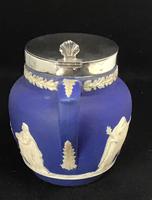 Victorian Blue and White With Silver Plated Lid Jug by Adams (6 of 6) Victorian Blue and White With Silver Plated Lid Jug by Adams (6 of 6)