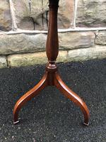 Antique Mahogany Tripod Wine Table Inlaid (5 of 5) Antique Mahogany Tripod Wine Table Inlaid (5 of 5)