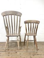 Set of Four Slat Back Antique Kitchen Chairs (10 of 10) Set of Four Slat Back Antique Kitchen Chairs (10 of 10)