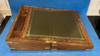 Victorian Brassbound Figured Walnut Writing Slope (14 of 18) Victorian Brassbound Figured Walnut Writing Slope (14 of 18)