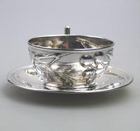 Eduard Friedman - Extremely Rare 800 Solid Silver Vienna Cup & Saucer 1900 (2 of 15) Eduard Friedman - Extremely Rare 800 Solid Silver Vienna Cup & Saucer 1900 (2 of 15)