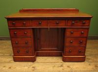 Victorian Antique Pedestal Desk, Hobbs & Co London (2 of 24) Victorian Antique Pedestal Desk, Hobbs & Co London (2 of 24)