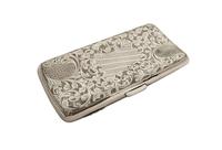 Antique Edwardian Sterling Silver Cigar Case 1904 (4 of 8) Antique Edwardian Sterling Silver Cigar Case 1904 (4 of 8)