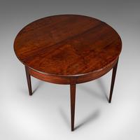 Antique Folding Tea Table, English, Mahogany, Side, Demi Lune, Georgian c.1800 (8 of 12) Antique Folding Tea Table, English, Mahogany, Side, Demi Lune, Georgian c.1800 (8 of 12)