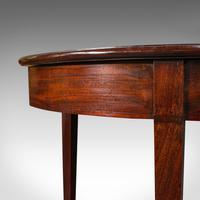 Antique Folding Tea Table, English, Mahogany, Side, Demi Lune, Georgian c.1800 (12 of 12) Antique Folding Tea Table, English, Mahogany, Side, Demi Lune, Georgian c.1800 (12 of 12)