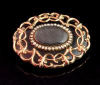 Antique Victorian Mourning Brooch, 9ct Gold Black Enamel (4 of 10) Antique Victorian Mourning Brooch, 9ct Gold Black Enamel (4 of 10)