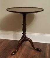 George III Mahogany Piecrust Wine Table (7 of 7) George III Mahogany Piecrust Wine Table (7 of 7)