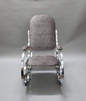 French Mid-Century Chrome Rocking Chair by Maison Jansen (3 of 7) French Mid-Century Chrome Rocking Chair by Maison Jansen (3 of 7)