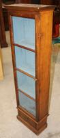 1900s Mahogany One Door Collectors Cabinet (3 of 5) 1900s Mahogany One Door Collectors Cabinet (3 of 5)