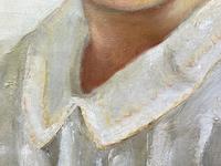 20th Century Oil Painting Portrait Girl With Curly Hair "The Happy Smile" (9 of 19) 20th Century Oil Painting Portrait Girl With Curly Hair "The Happy Smile" (9 of 19)