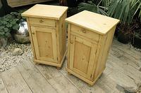 Fab! Two Matching 'will split' Old Pine Bedside Cabinets - We Deliver! (2 of 8) Fab! Two Matching 'will split' Old Pine Bedside Cabinets - We Deliver! (2 of 8)