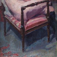 Oswald Poreau, Seated Nude In Leather Boots, Oil Painting (6 of 8) Oswald Poreau, Seated Nude In Leather Boots, Oil Painting (6 of 8)