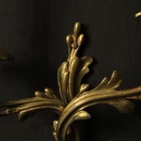 French Pair of Bronze Antique Wall Sconces (6 of 10) French Pair of Bronze Antique Wall Sconces (6 of 10)