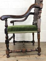 Victorian Carved Oak Armchair (9 of 10) Victorian Carved Oak Armchair (9 of 10)
