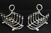 Pair of Edwardian Silver Plated Scottish Thistle Decorated 5 Bar Toast / Letter Racks (5 of 7) Pair of Edwardian Silver Plated Scottish Thistle Decorated 5 Bar Toast / Letter Racks (5 of 7)