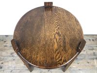 Early 20th Century Antique Oak Circular Side Table with shelf (3 of 9) Early 20th Century Antique Oak Circular Side Table with shelf (3 of 9)