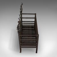 Antique Fire Basket, English, Cast Iron, Fireside Grate, Late Victorian c 1900 (9 of 10) Antique Fire Basket, English, Cast Iron, Fireside Grate, Late Victorian c 1900 (9 of 10)
