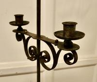Tall Arts and Crafts Wrought Iron Candle Stick or Torchère (5 of 6) Tall Arts and Crafts Wrought Iron Candle Stick or Torchère (5 of 6)