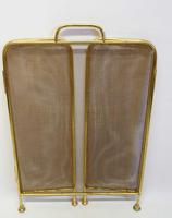 Elegant Early 20th Century Brass & Wire Folding Fire Guard / Fire Screen (6 of 11) Elegant Early 20th Century Brass & Wire Folding Fire Guard / Fire Screen (6 of 11)
