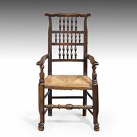 Attractive Mid 19th Century Elm Spindleback Armchair (4 of 5) Attractive Mid 19th Century Elm Spindleback Armchair (4 of 5)
