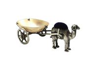 Antique Edwardian Sterling Silver Camel with Cart Pin Cushion 1909 (3 of 8) Antique Edwardian Sterling Silver Camel with Cart Pin Cushion 1909 (3 of 8)