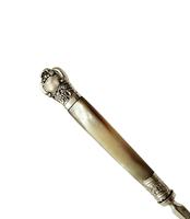 Set of 6 Antique Victorian Sterling Silver & Mother of Pearl Desert Forks 1896 (2 of 11) Set of 6 Antique Victorian Sterling Silver & Mother of Pearl Desert Forks 1896 (2 of 11)
