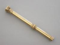 Victorian 15 Carat Gold Sliding Mechanical Propelling Pencil by Sampson Mordan c.1850 (5 of 9) Victorian 15 Carat Gold Sliding Mechanical Propelling Pencil by Sampson Mordan c.1850 (5 of 9)