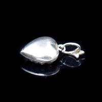 Antique Old Cut Paste Sterling Silver Puffy Heart Pendant Charm (6 of 8) Antique Old Cut Paste Sterling Silver Puffy Heart Pendant Charm (6 of 8)