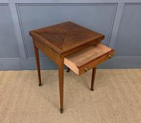 Edwardian Inlaid Mahogany Envelope Card Table (9 of 14) Edwardian Inlaid Mahogany Envelope Card Table (9 of 14)