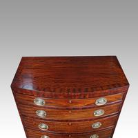 Edwardian Bow Fronted Small Chest (8 of 9) Edwardian Bow Fronted Small Chest (8 of 9)