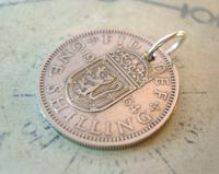 Vintage Pocket Watch Chain Fob 1964 Lucky Silver One Shilling old 5d Coin Fob (3 of 6) Vintage Pocket Watch Chain Fob 1964 Lucky Silver One Shilling old 5d Coin Fob (3 of 6)