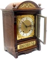 Oak Cased German Bracket 8-day Striking Mantle Clock c.1890 (8 of 10) Oak Cased German Bracket 8-day Striking Mantle Clock c.1890 (8 of 10)