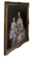 18th Century Portrait of Mrs Gouldney & Daughter (2 of 7) 18th Century Portrait of Mrs Gouldney & Daughter (2 of 7)