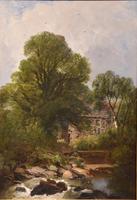 Oil Painting by Joseph Paul Pettitt "The Mill at Capel Currig, North Wales" (2 of 4) Oil Painting by Joseph Paul Pettitt "The Mill at Capel Currig, North Wales" (2 of 4)